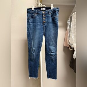 Loft size 6 modern skinny cropped pants Jean